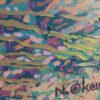 'Eyes of Wonder' Original open-impressionist textured art by Nancy Okang - ,500.00