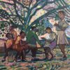 'Eyes of Wonder' Original open-impressionist textured art by Nancy Okang - ,500.00